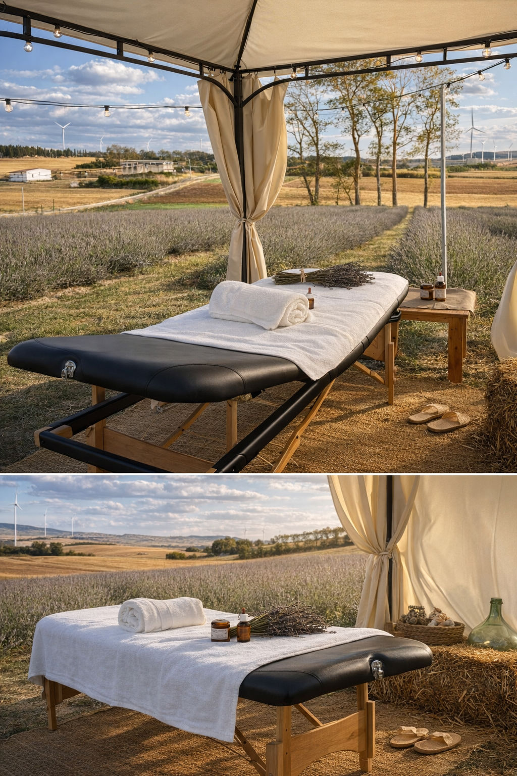 Massaggio tra la Lavanda