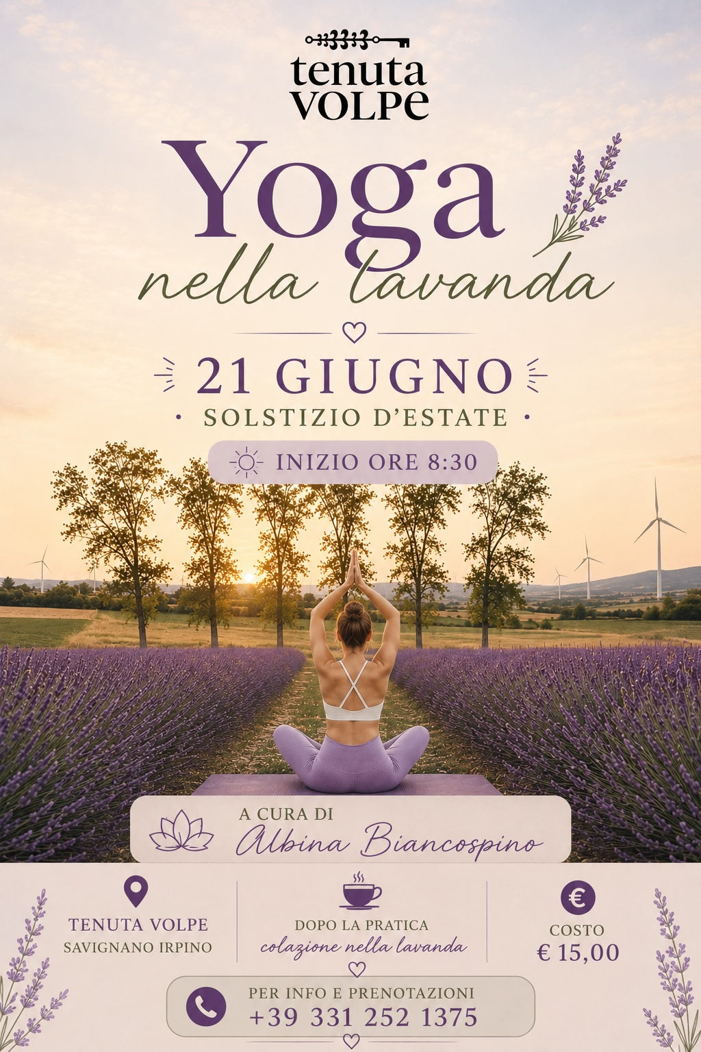 Yoga nella Lavanda