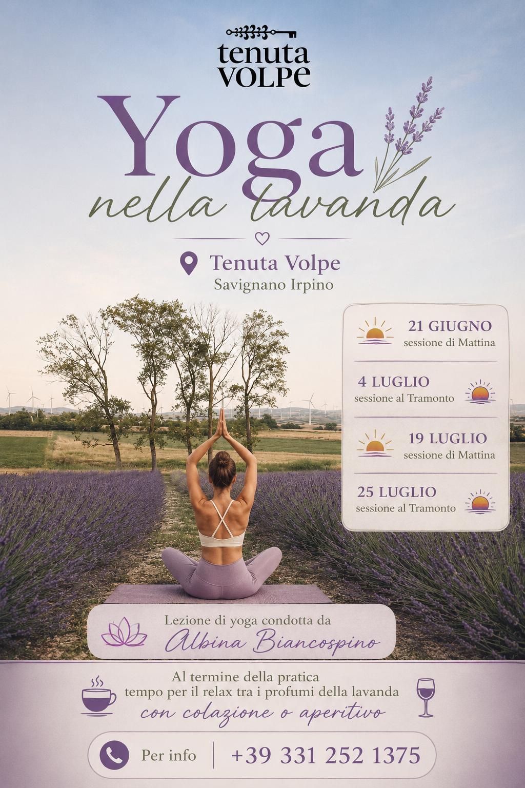 Yoga nella Lavanda